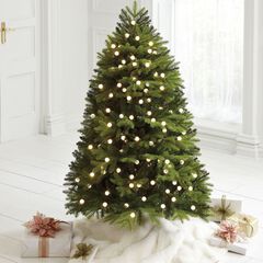 Artificial Christmas Trees Pre Decorated Lit Pop Up 5 Mountain Pine Pre Lit Tree