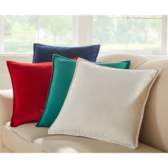 BH Studio 20"Sq. Velvet Pillow Cover, BH Studio 20"Sq. Velvet Pillow Cover,