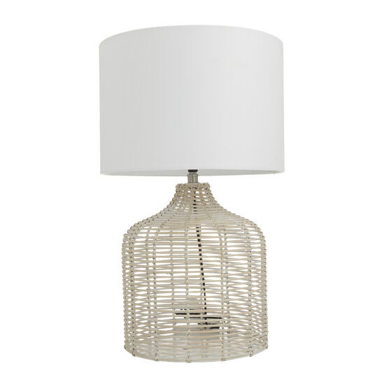 Beige Coastal Table Lamp, BEIGE, hi-res image number null