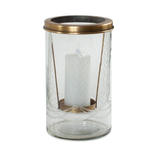 Suspended Glass Candleholder, GOLD, alternate image number 1