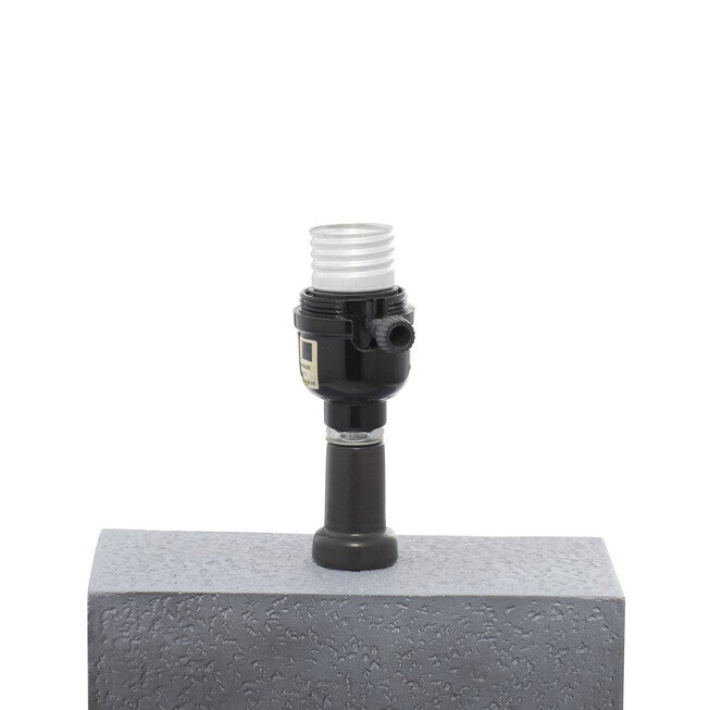 Grey Polystone Transitional Table Lamp, , alternate image number 7