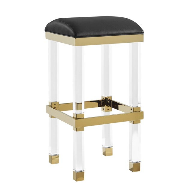 Radnor Upholstered Acrylic Barstool, , alternate image number 3