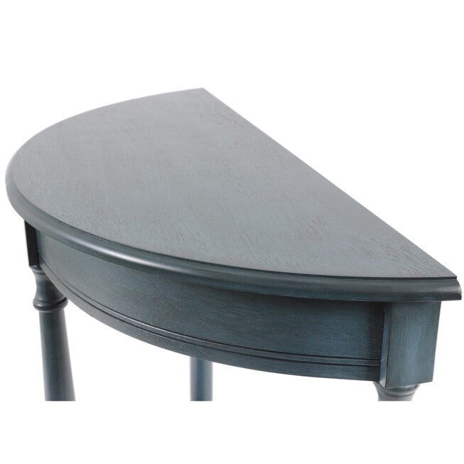 Demilune Antique Navy Console , , alternate image number null