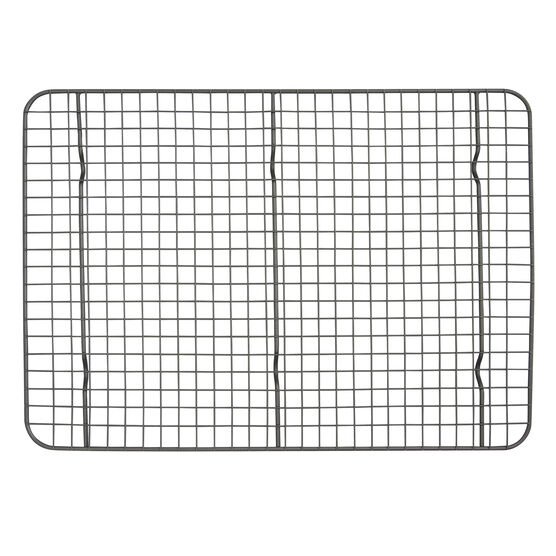 17 X 12 Inch Non Stick Metal Cooling Rack, ASH GREY, hi-res image number null
