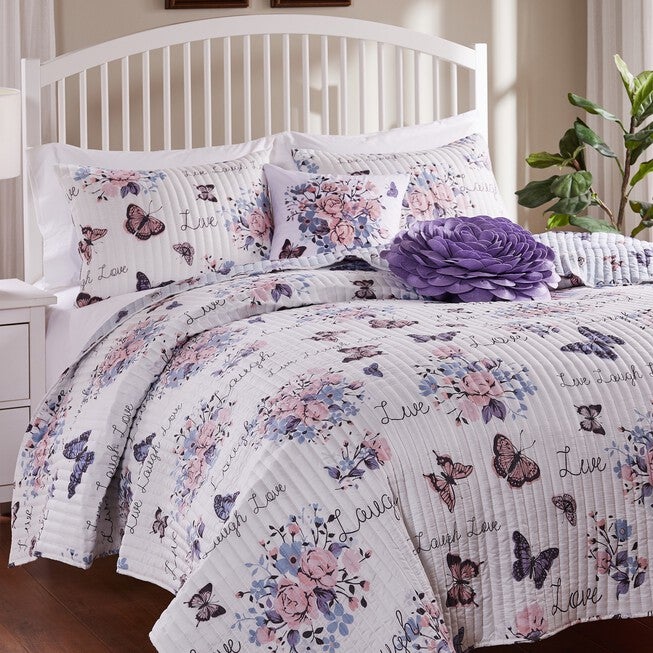 Garden Joy Quilt and Pillow Sham Set, , alternate image number 3