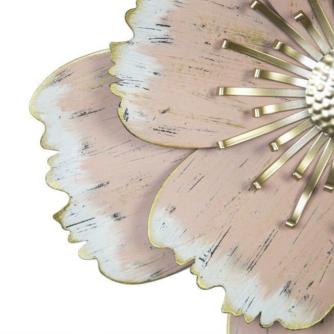 Layered Pink Metal Flower Wall Decor, , alternate image number 2
