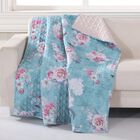 Avril Quilted Throw Blanket, TURQUOISE BLUE, hi-res image number null
