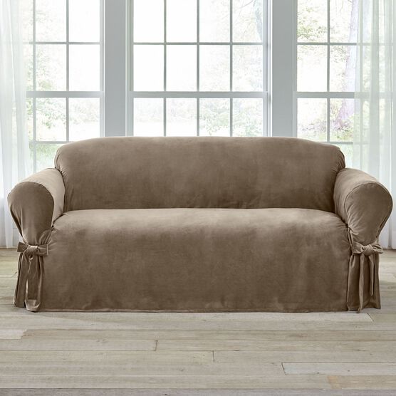 Velvet Sofa Slipcover Covers Brylane Home