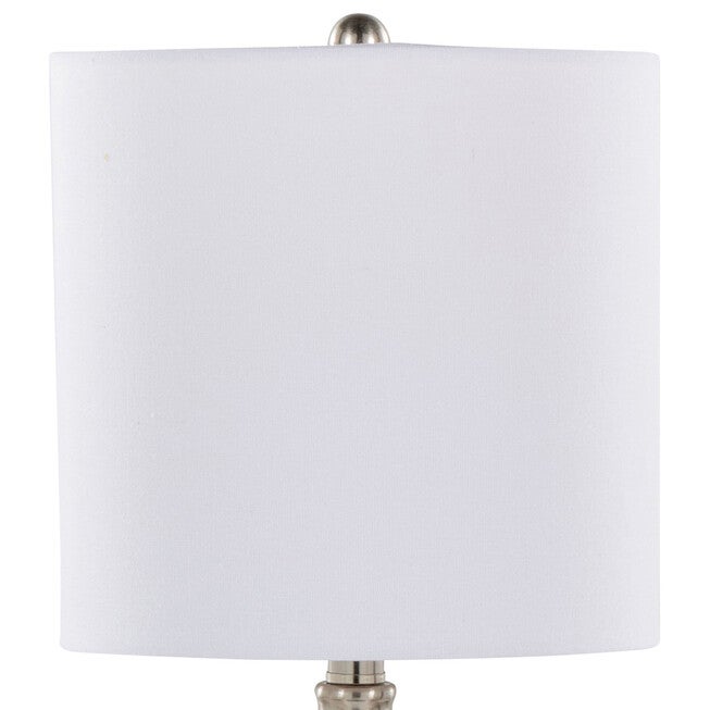 Belle 20 inches Glass Accent Lamp - Set Of 2, , alternate image number 4