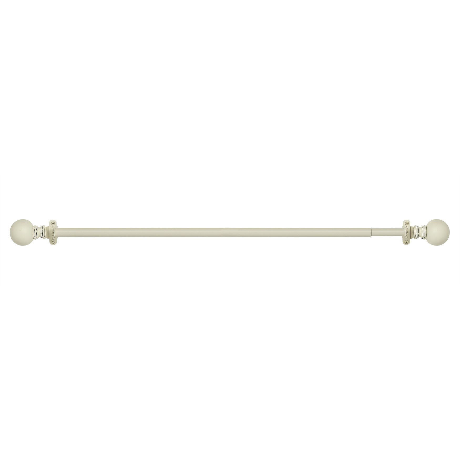Innovative Decorative Room Darkening Wrap Around Rod & Finial 66-120
