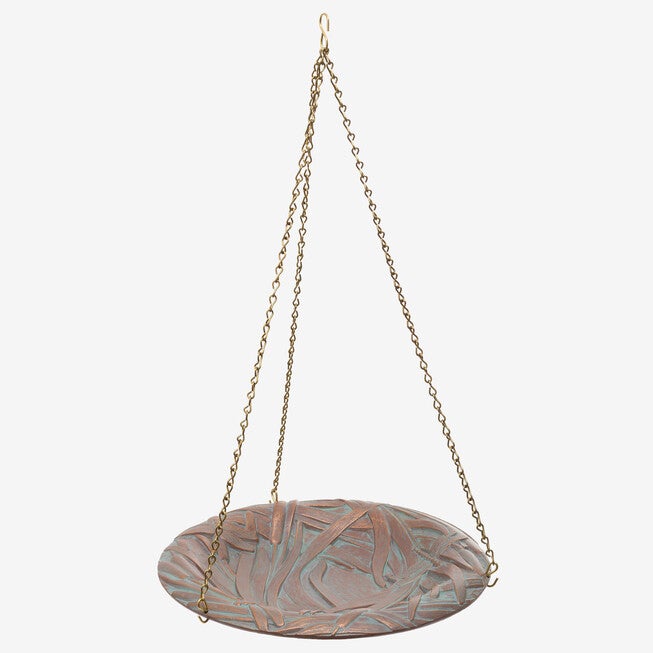 Dragonfly Hanging Birdbath, COPPER VERDI, hi-res image number null