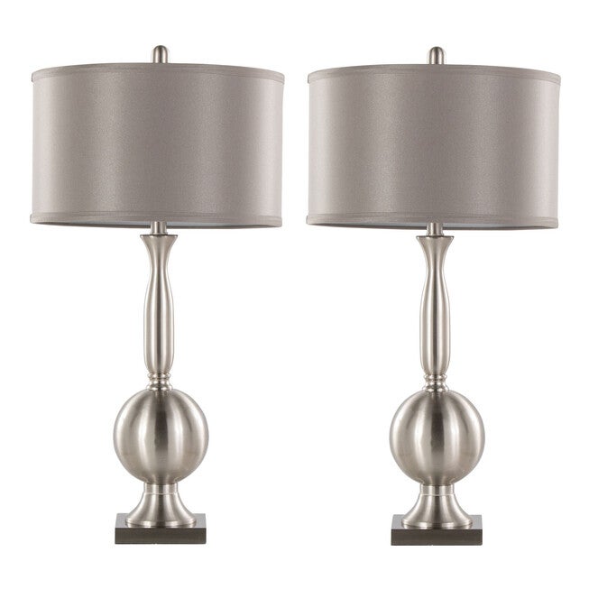 Joan 30 inches Metal Table Lamp - Set Of 2, , on-hover image number null