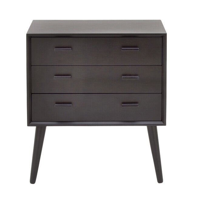 Black Pine Modern Chest, 29x24x12, DARK BROWN, hi-res image number null