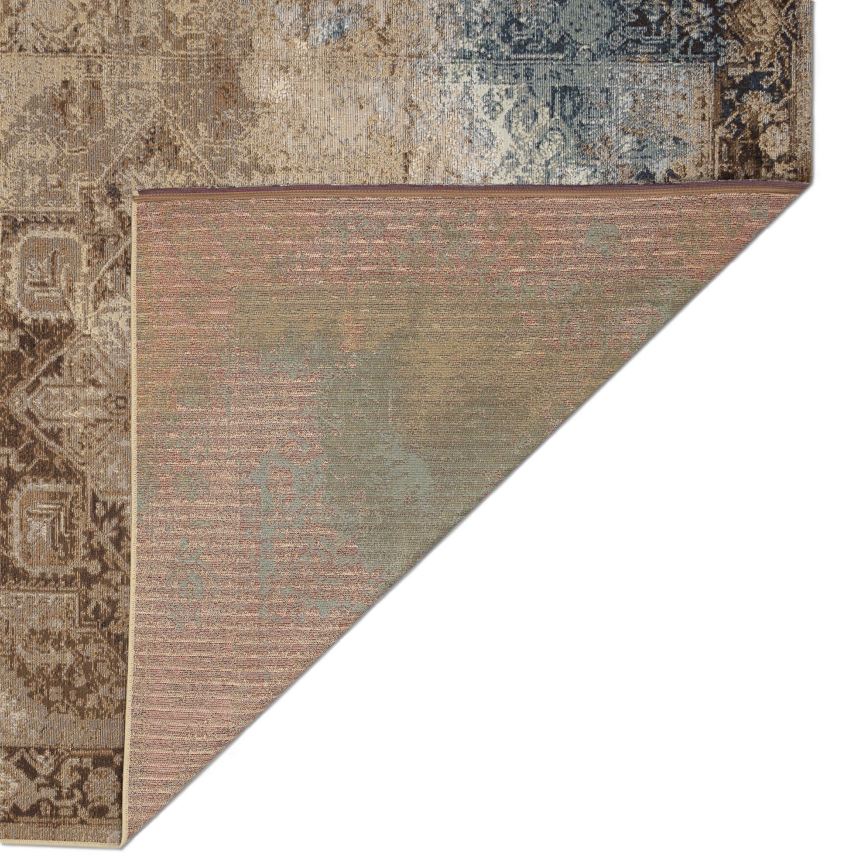 Marina Medallion Indoor/Outdoor Area Rug Blue, , on-hover image number 1