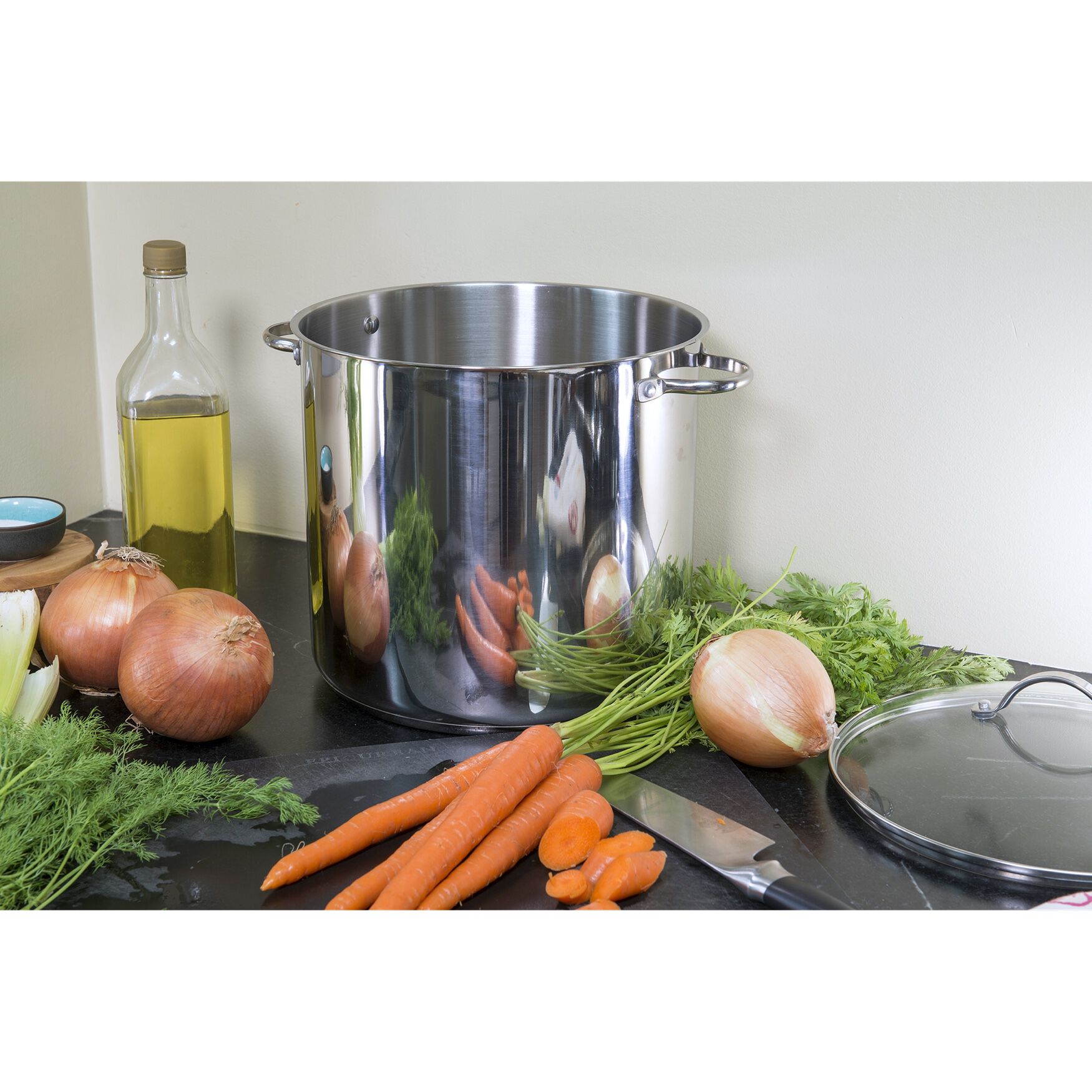 8 Qt Stock Pot - Induction, , alternate image number 4