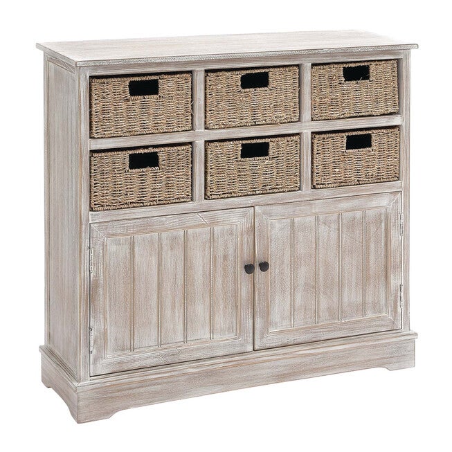 Brown Traditional Wood Storage Unit, 35 x 38, , alternate image number null