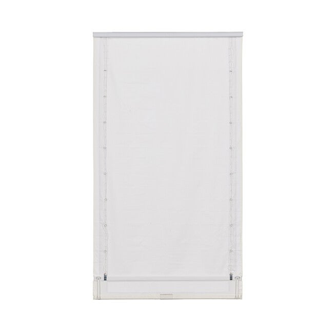 Cordless Inset Border Flat Roman Shade, , alternate image number null