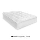 SensorPEDIC 2-Inch Down Alternative Fiber Mattress Topper with 100% Cotton Cove, , alternate image number null
