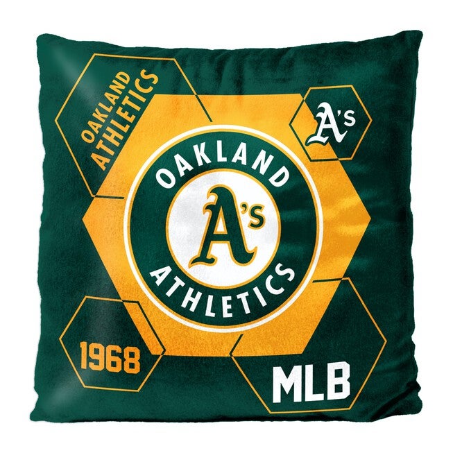 Athletics Velvet Reverse Pillow, MULTI, hi-res image number 0