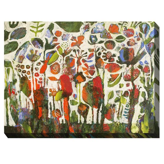 DANCING GARDEN OUTDOOR ART 40X30, MULTI, hi-res image number null
