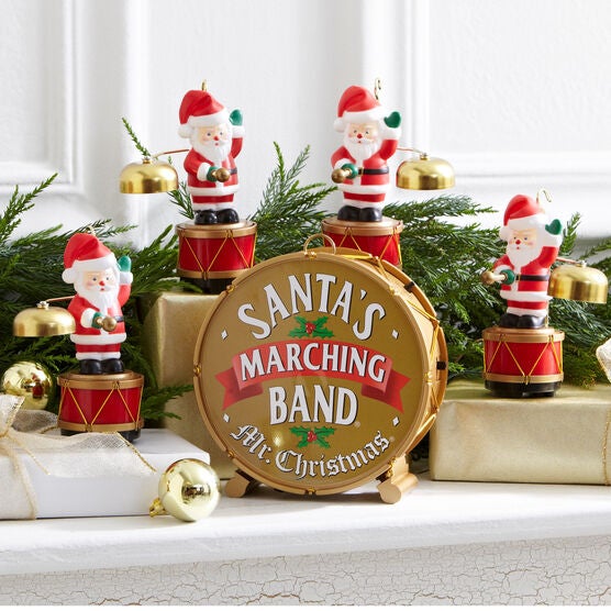 Santa S Marching Band Seasonal Brylane Home