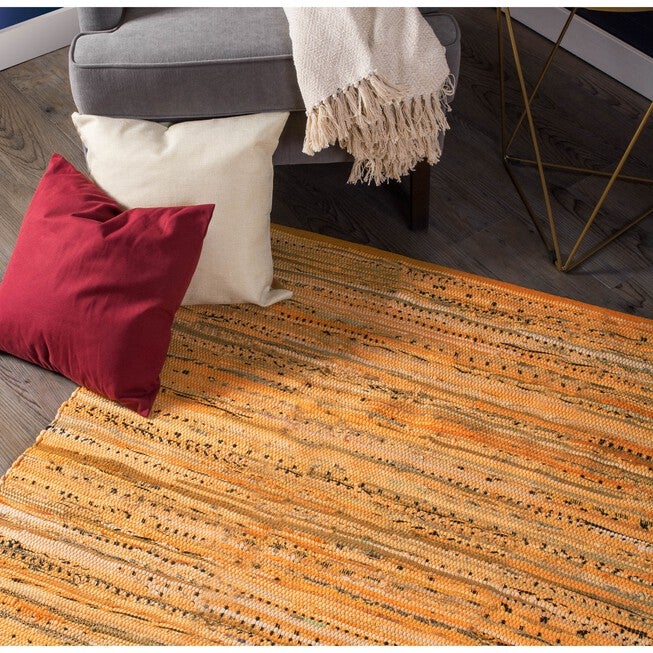 Multi Mustard Rag Rug 50X80Cm, , alternate image number 5