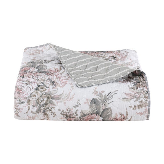 Estelle Blush 3 Piece Quilt Set, BLUSH, alternate image number null