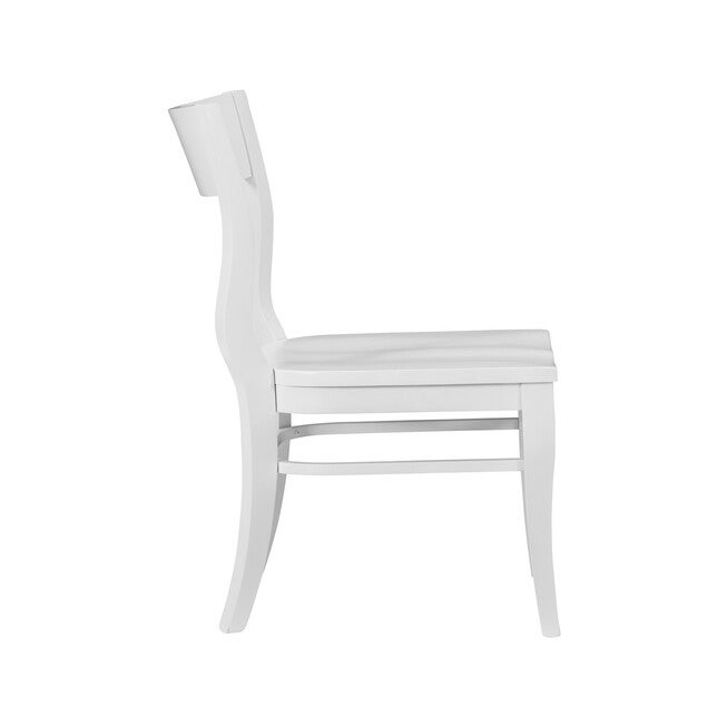 Chandler Side Chair White Set of 2, , alternate image number 2