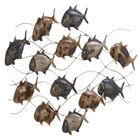 Multi Colored Metal Coastal Fish Wall Decor, MULTI, hi-res image number null