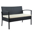 Saint Birch Savannah 4 Piece Rattan Sofa Seating Group With Cushions Seating, , alternate image number null