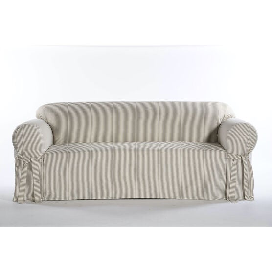 Twill Ticking Stripe Slipcover, , on-hover image number null