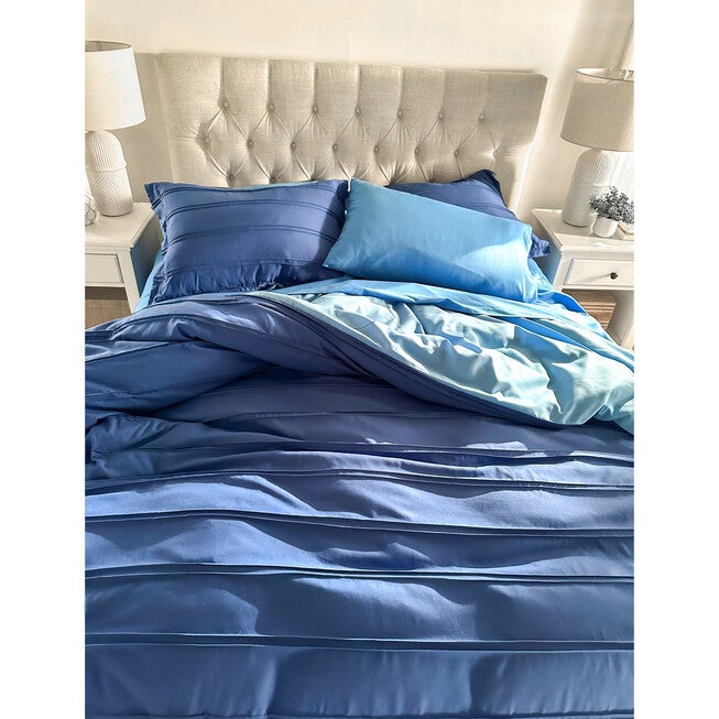 BH Studio Pintucked Duvet Cover, , on-hover image number null