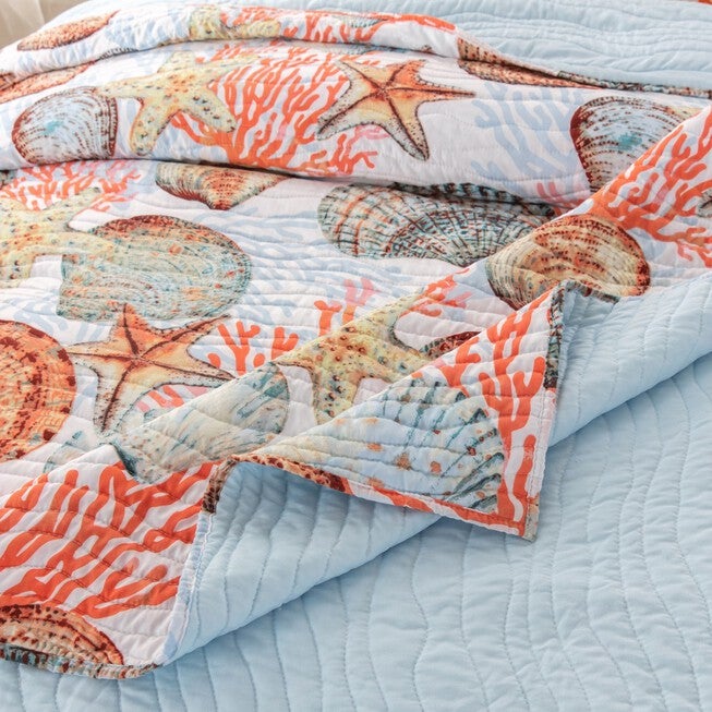 Beach Days Quilt And Pillow Sham Set, , alternate image number 3