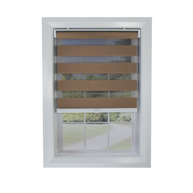 Cordless Zebra Slimline Privacy Window Shade Window, , alternate image number 5