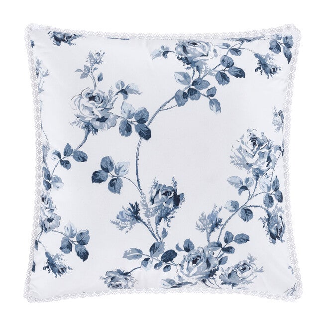 Rialto 16 Inch Square Decorative Throw Pillow, FRENCH BLUE, hi-res image number null