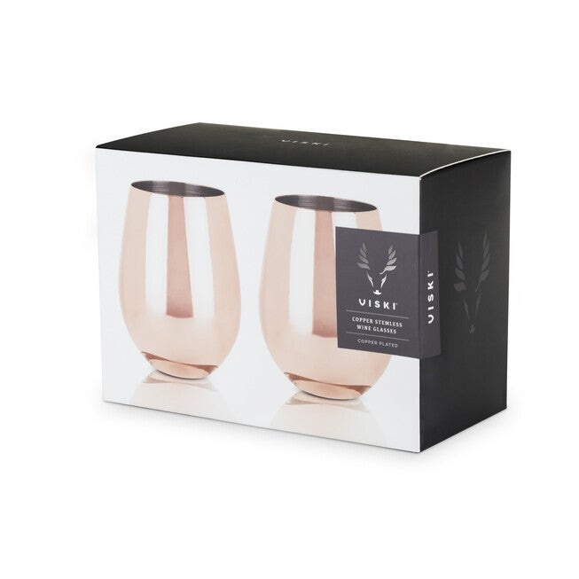 Copper Stemless Wine Glasses, , alternate image number null
