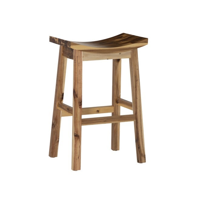 Archer Natural Saddle Barstool Backless Stools, LIGHT NATURAL MULTI, hi-res image number null
