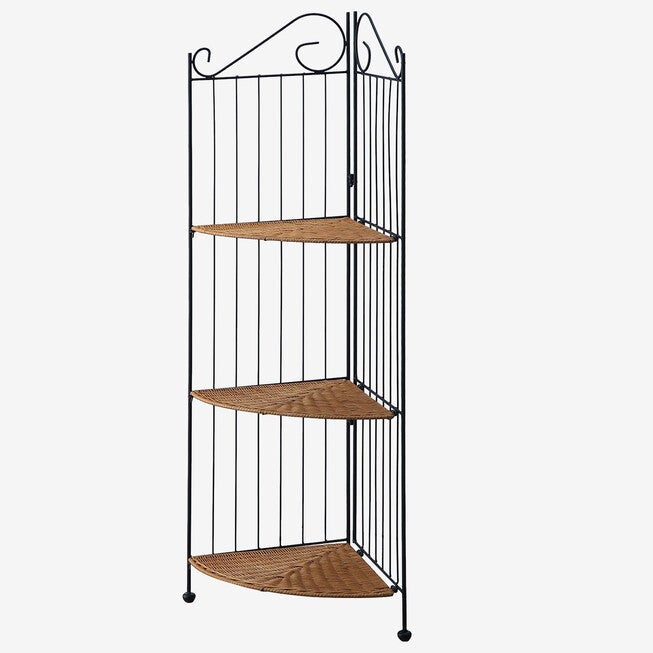 3 Tier Corner Bookcase, HONEY, hi-res image number null