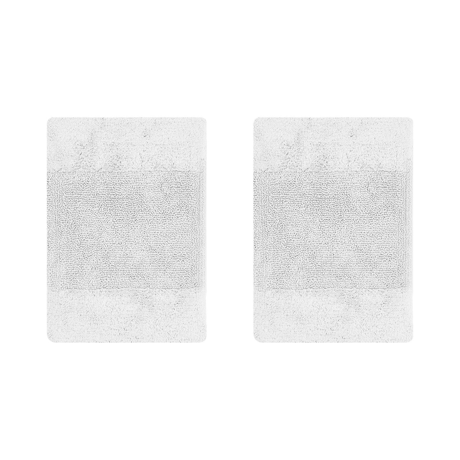 Granada Collection 100% Cotton 2 Piece (17" X 24" | 17" X 24") Bath Rug Set