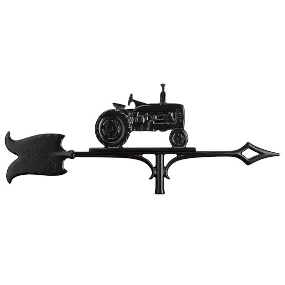 30" Tractor Accent Weathervane, BLACK, hi-res image number null