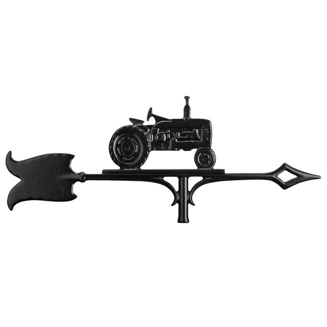 30 inches Tractor Accent Weathervane, BLACK, hi-res image number null