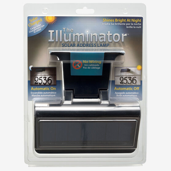 Illuminator Solar Address Lamp , , alternate image number null