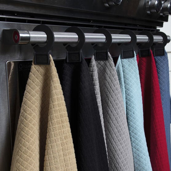 Hook And Hang Woven Kitchen Towel, Set Of Two, , alternate image number null