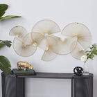 Cosmoliving By Cosmopolitan Gold Metal Wall Decor, , alternate image number null