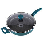 4 Quart Non Stick Aluminum Saute Pan With Lid, , alternate image number null