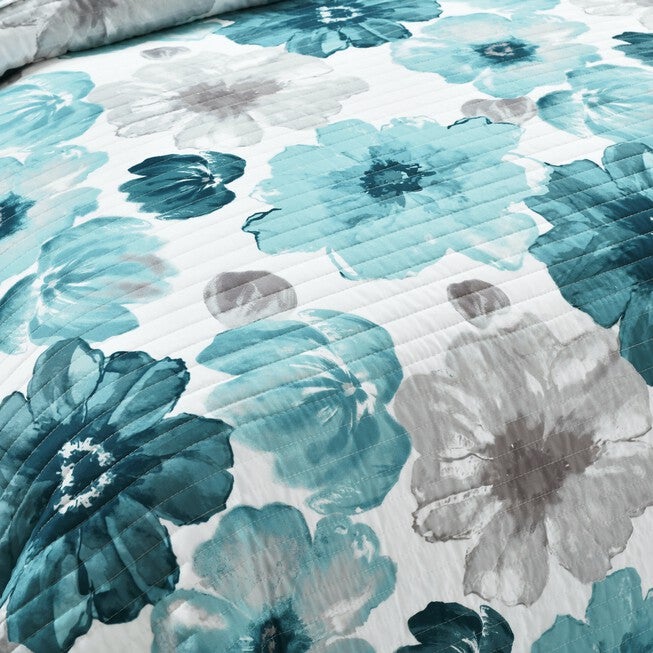 Lush Décor Leah Quilt Blue 3Pc Set, , alternate image number 5