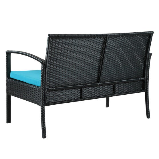 Saint Birch Savannah 4 Piece Rattan Sofa Seating Group With Cushions Seating, , alternate image number null