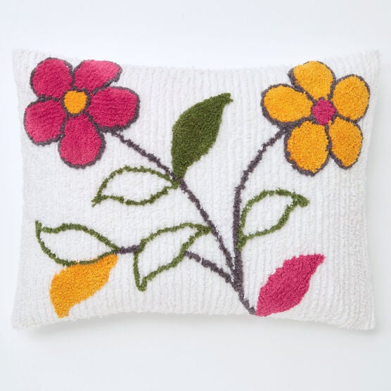 Julie Floral Chenille Sham, Julie Floral Chenille Sham,