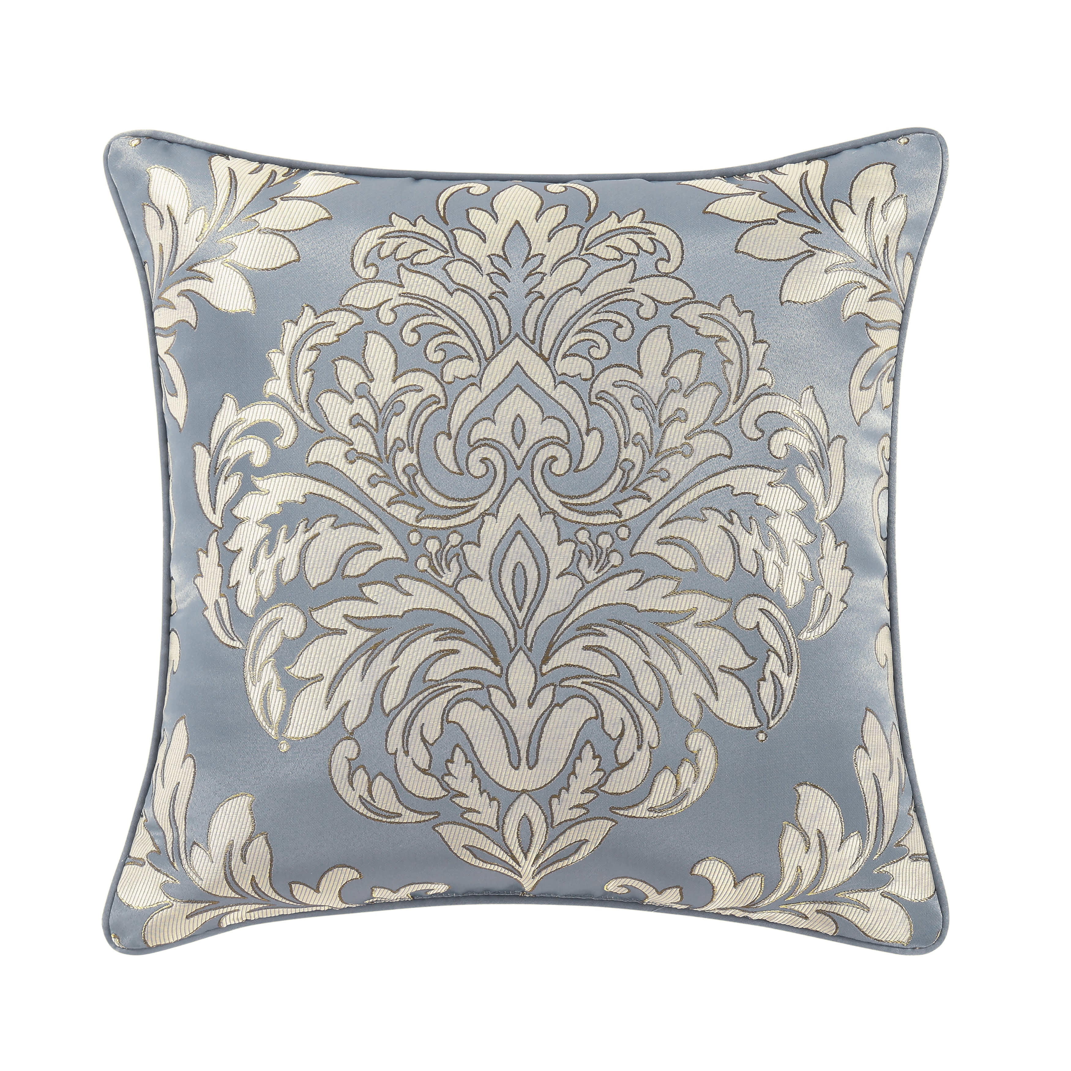 Lorenzo 20 Inch Square Decorative Throw Pillow, BLUE, hi-res image number 0