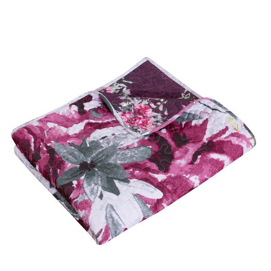 Rose Touch Quilted Throw Blanket, , on-hover image number null